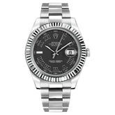 롤렉스 Datejust II 116334 그레이 블랙 로만 다이얼 오이스터 브레이슬릿 41mm